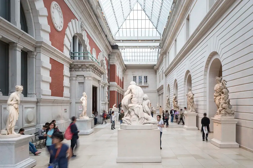 Interior of Metropolitan Museum of Art