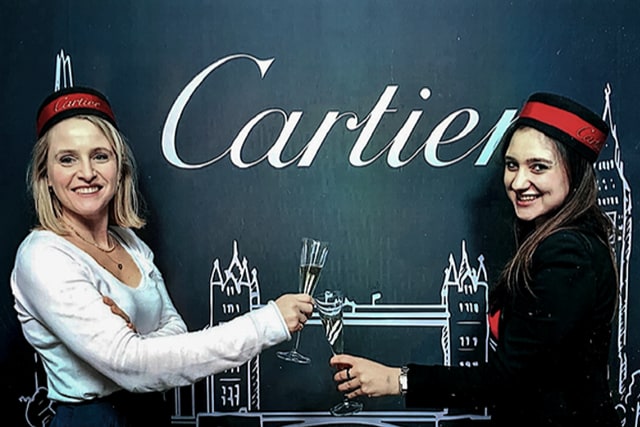 Louise Lyons at Cartier party