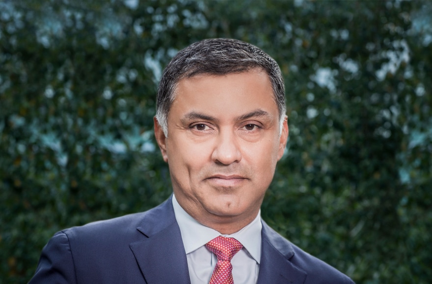 The portrait of Nikesh Arora