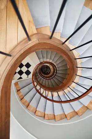View of a staircase
