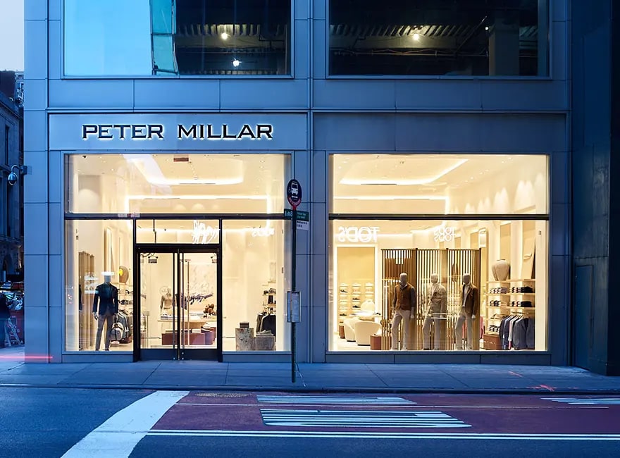 Entrance to Peter Millar Boutique