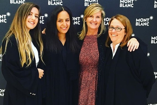 A group photo from Montblanc event